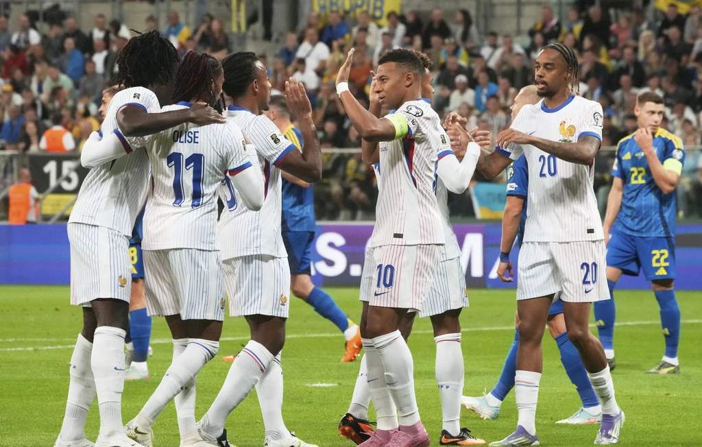 Pertandingan kualifikasi Piala Dunia antara Prancis melawan Islandia di Parc des Princes